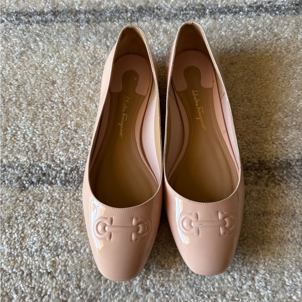 Salvatore Ferragamo Women's Nude Pink flats